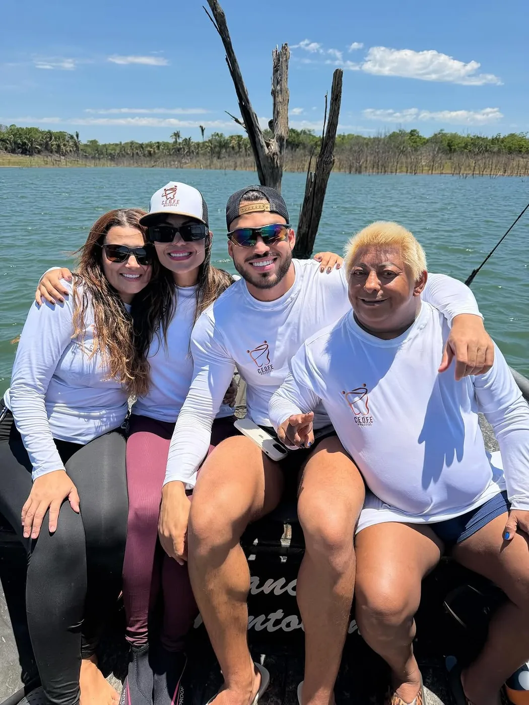 Registro de Patixa Teló e Dra. Kamilla Malaquias durante visita à Serra da Mesa
